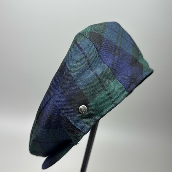 Fia Black Watch Plaid Flat Cap - Picture 4 of 9